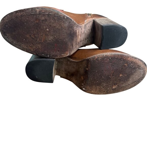 Freebird By Steven Detroit Women's  Size 7  Brown Leather Ankle Booties - Picture 8 of 16